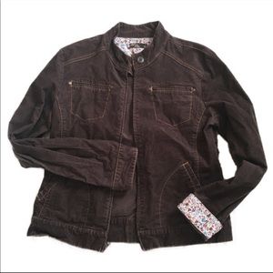 NWOT Prana Brown corduroy jacket, size M
